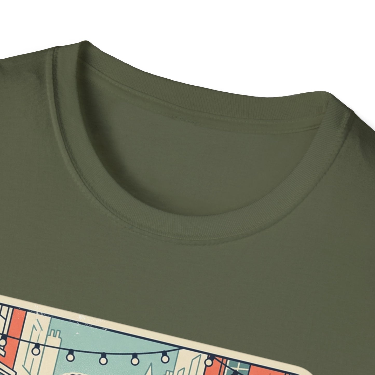 Flower Market Date — London T-Shirt — Retro Couple Floral Market Graphic Tee