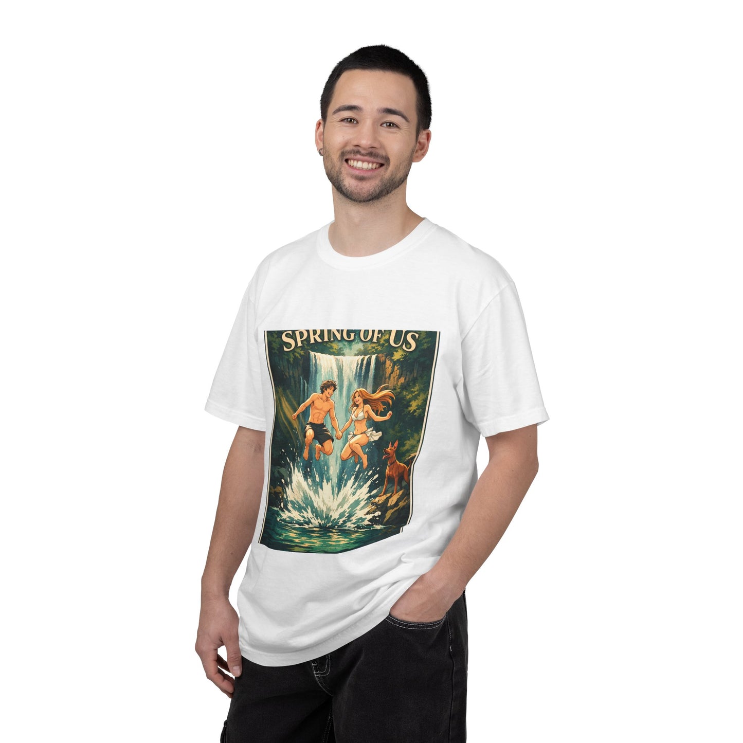 Vintage 'Spring of Us' Waterfall Graphic T-Shirt