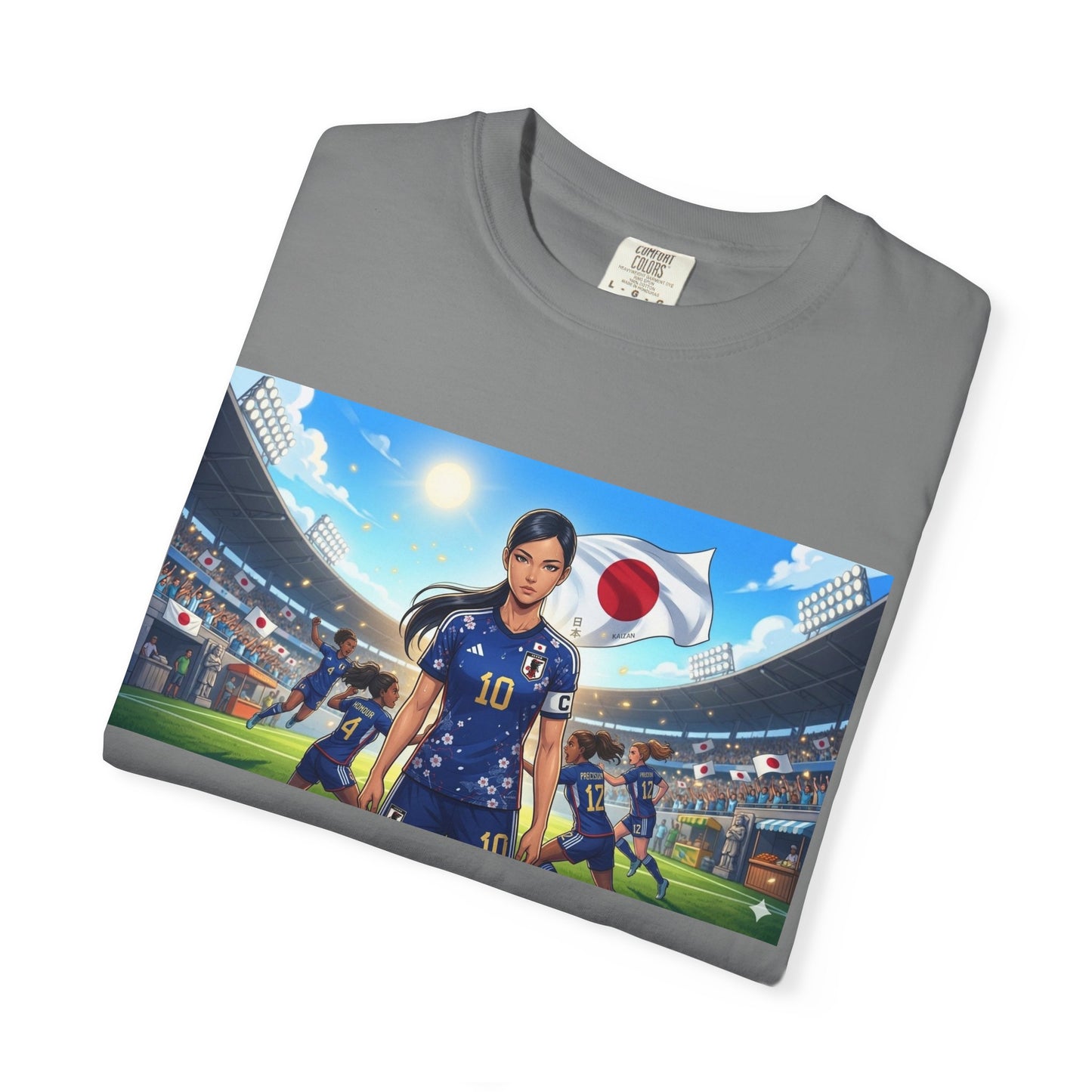 Soccer Player Japan T-Shirt — Japan Flag Soccer Fan Tee