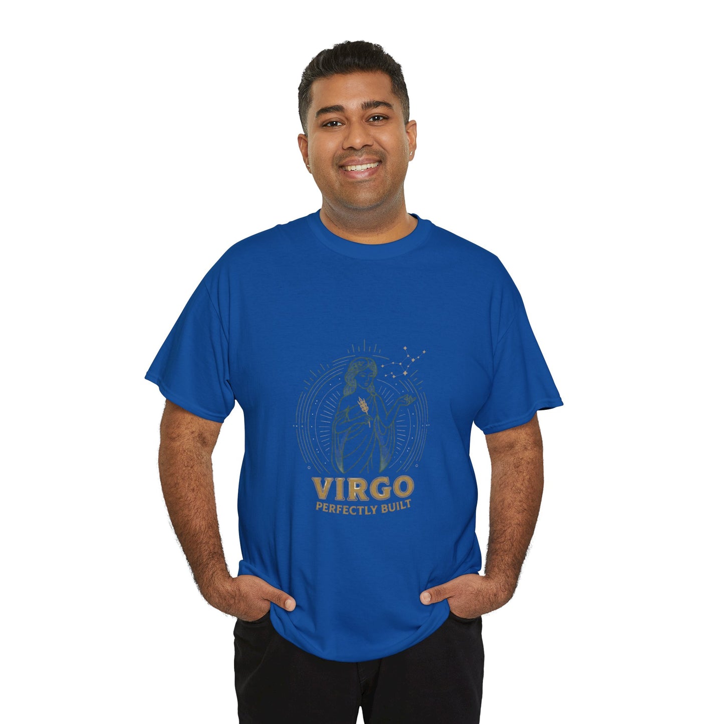 Virgo 'Perfectly Built' Zodiac T-Shirt — Astrology Graphic Tee