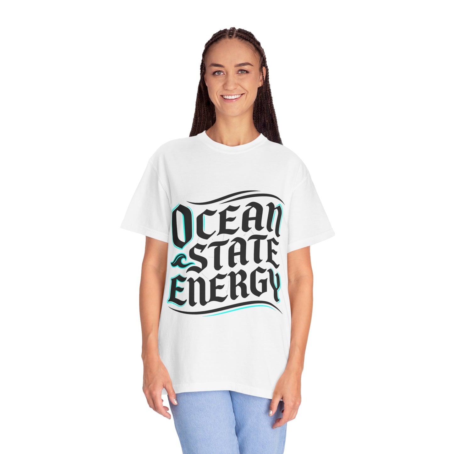 Ocean State Energy T-Shirt — Nautical Script Graphic Tee