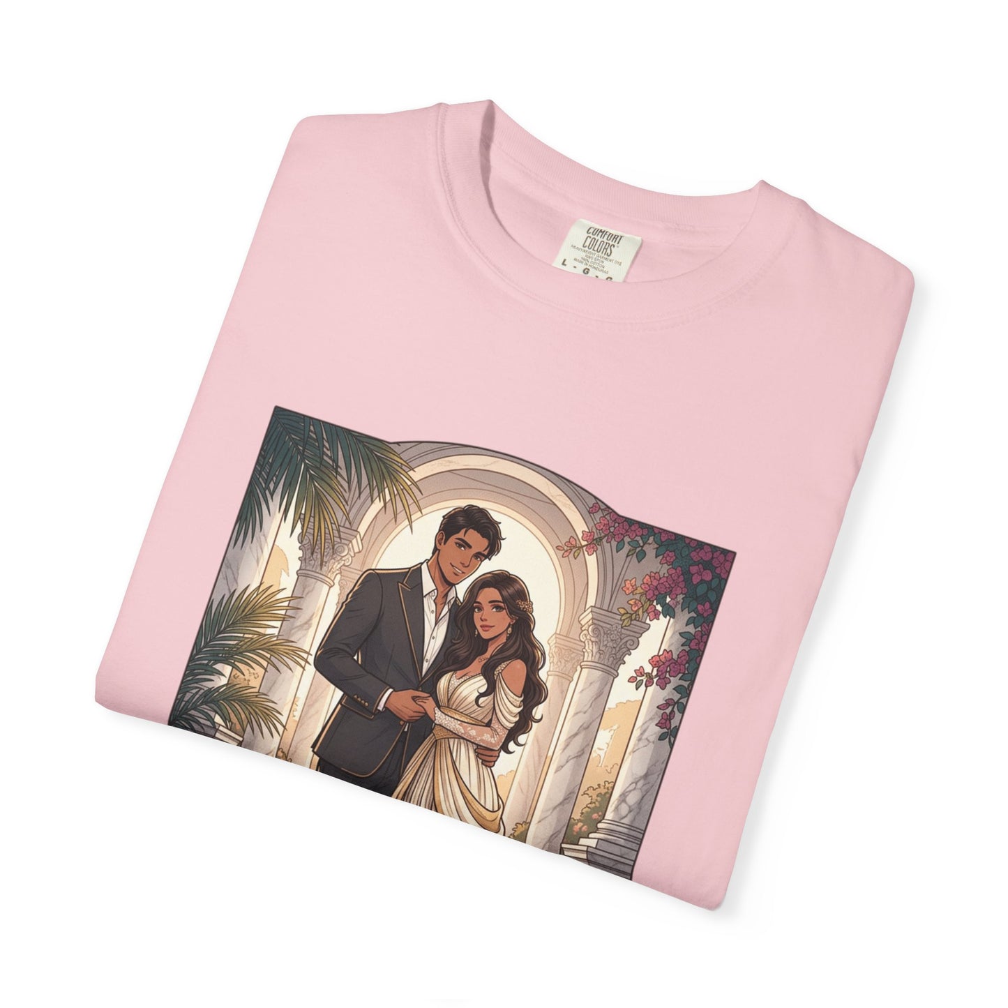 Romantic Vintage Wedding Portrait T-Shirt — "In Every Lifetime, I'd Find You"