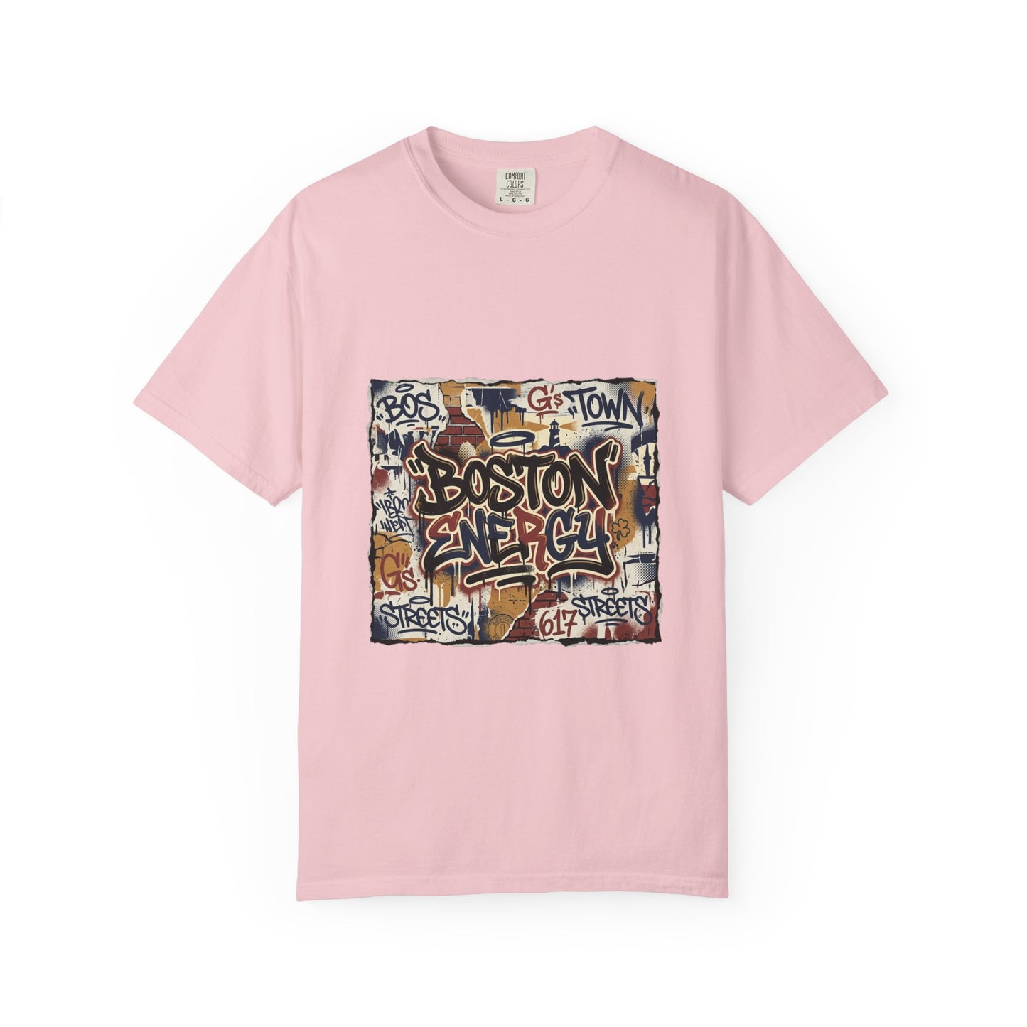 Boston Graffiti Tee — Urban Street Art T‑Shirt