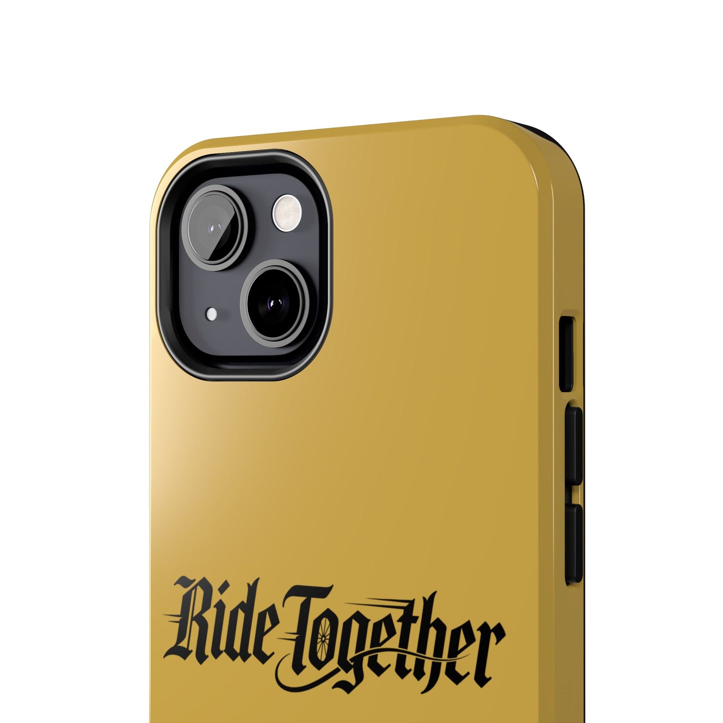 Ride Together Tough Phone Case — Durable Retro Script Protective Cover