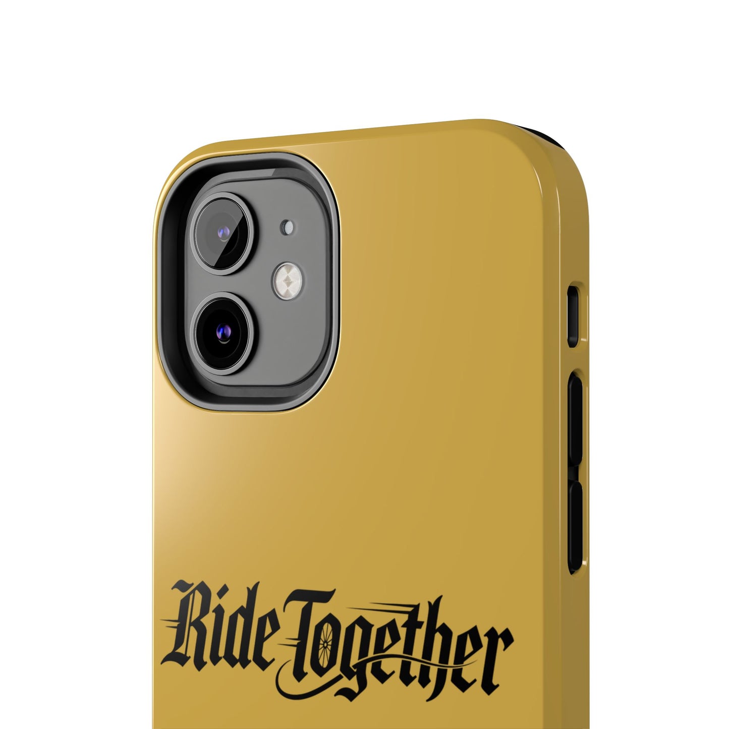Ride Together Tough Phone Case — Durable Retro Script Protective Cover