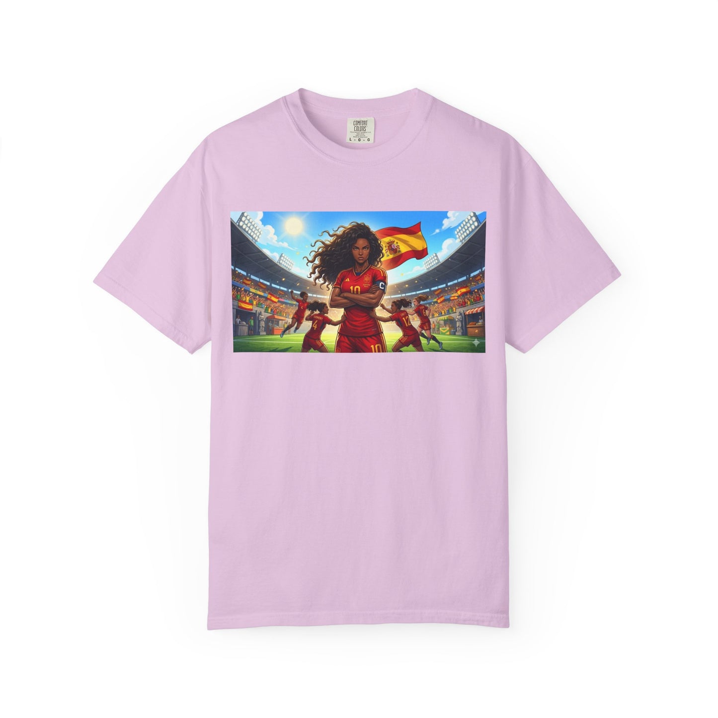 Spain – Female Soccer Champion - Stadium Graphic T-Shirt