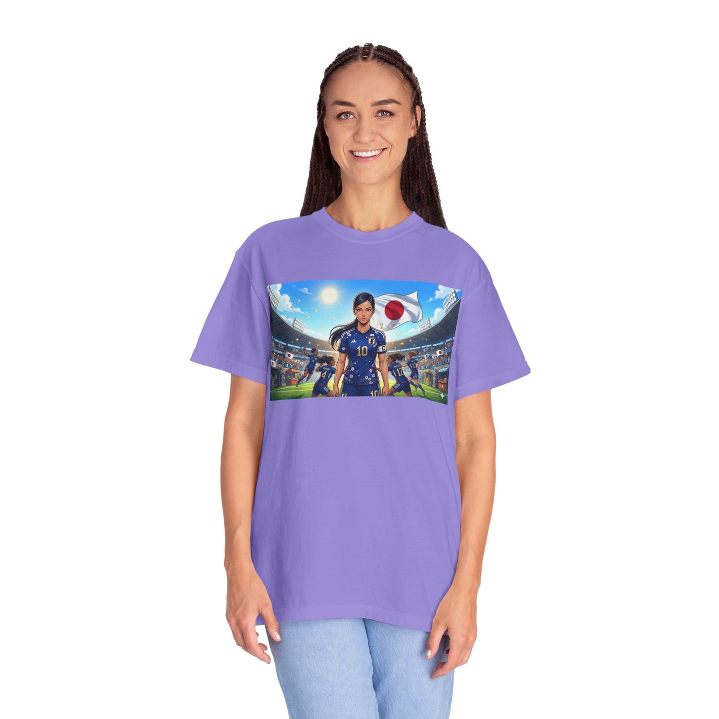 Soccer Player Japan T-Shirt — Japan Flag Soccer Fan Tee