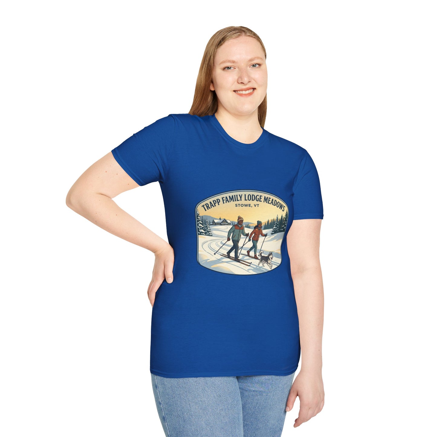 Trapp Family Lodge Meadows Skiing T-Shirt