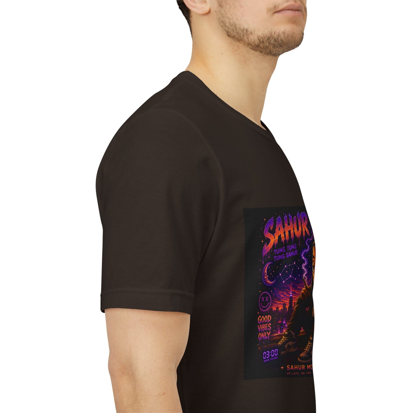 Tung Tung Tung Sahur SOLO Night Smoke DOLO Tee — Urban Chill Cartoon Design