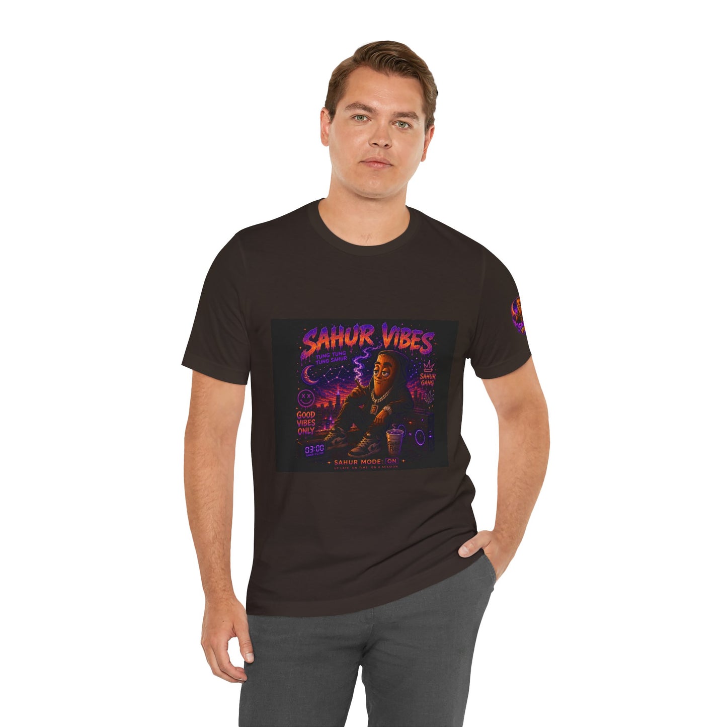 Tung Tung Tung Sahur SOLO Night Smoke DOLO Tee — Urban Chill Cartoon Design