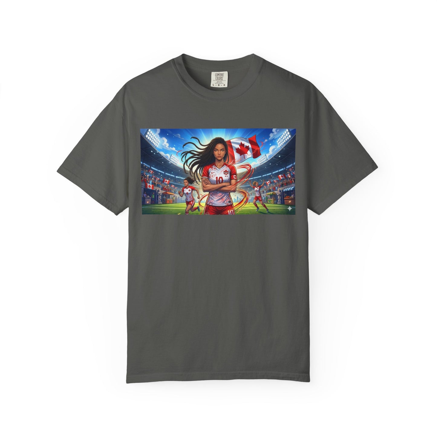 Soccer Star Canada T-Shirt — Women’s Team Jersey Graphic