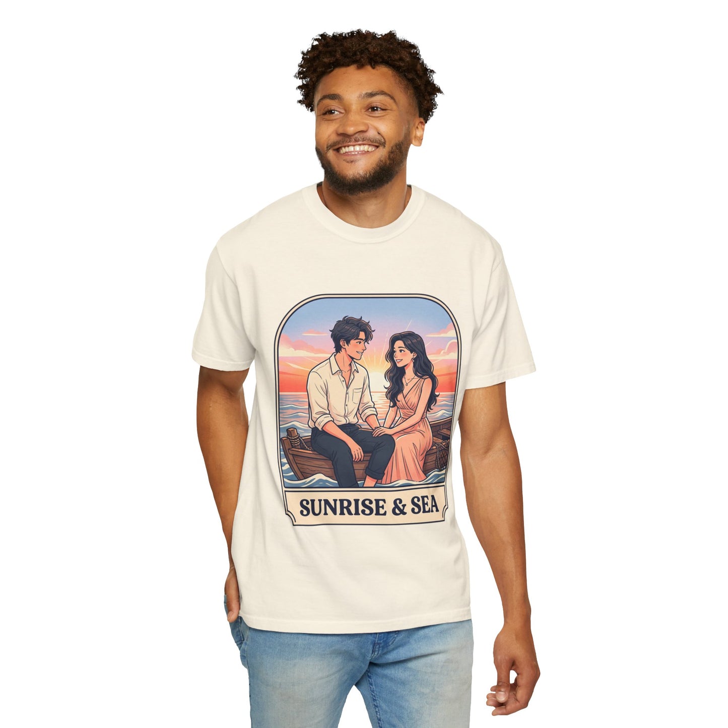 Sunrise & Sea Romantic Beach T-Shirt