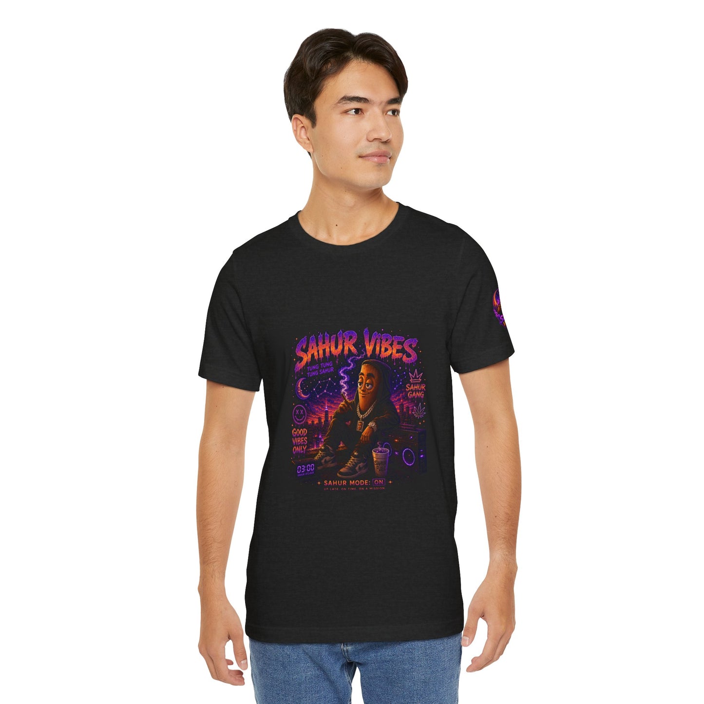 Tung Tung Tung Sahur SOLO Night Smoke DOLO Tee — Urban Chill Cartoon Design
