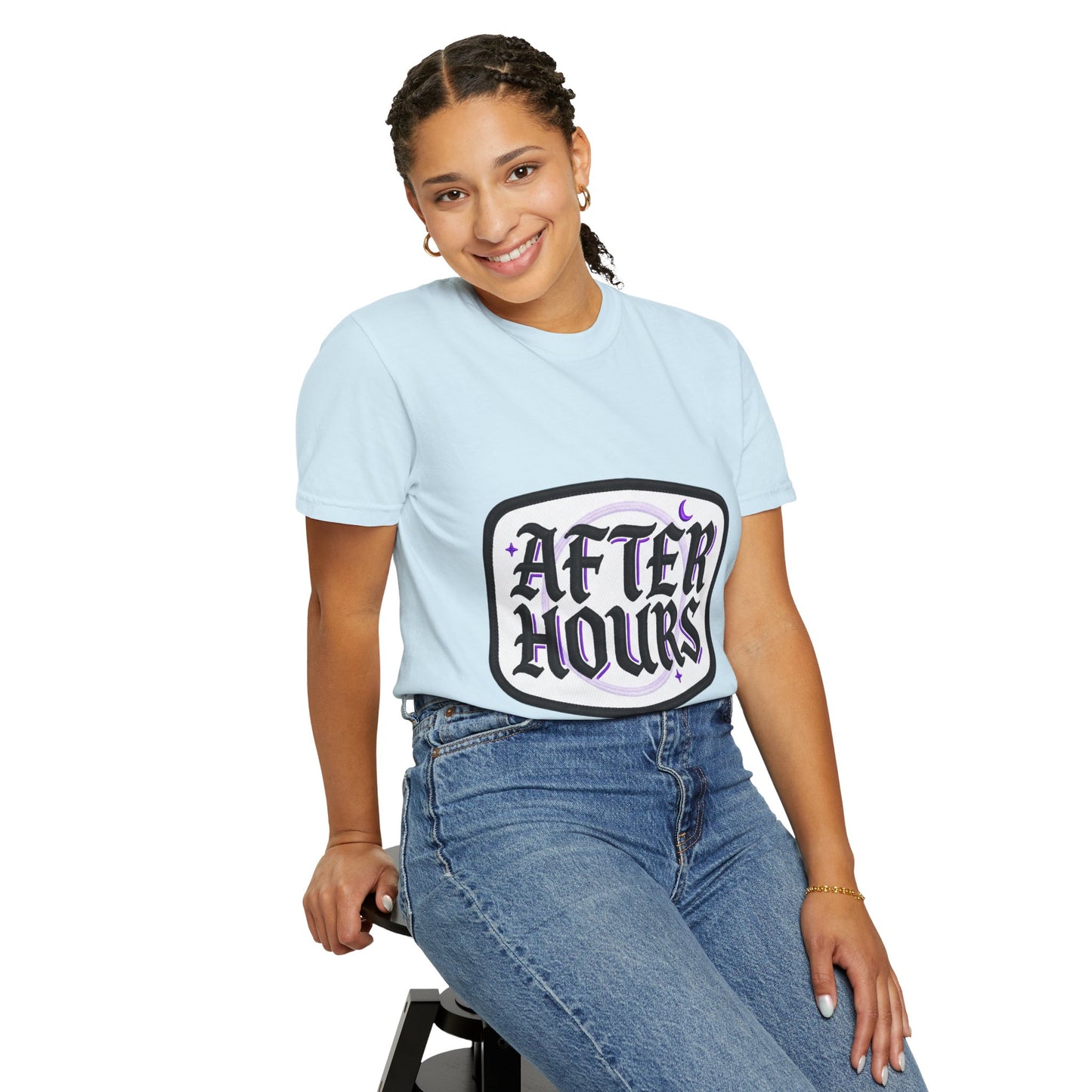 After Hours Graphic T-Shirt — Gothic Moon Lounge Tee