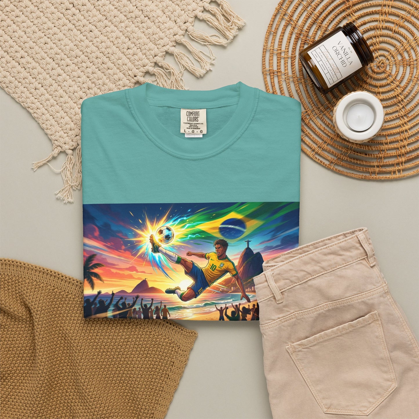 Brazil — Energy + Football Graphic T-Shirt