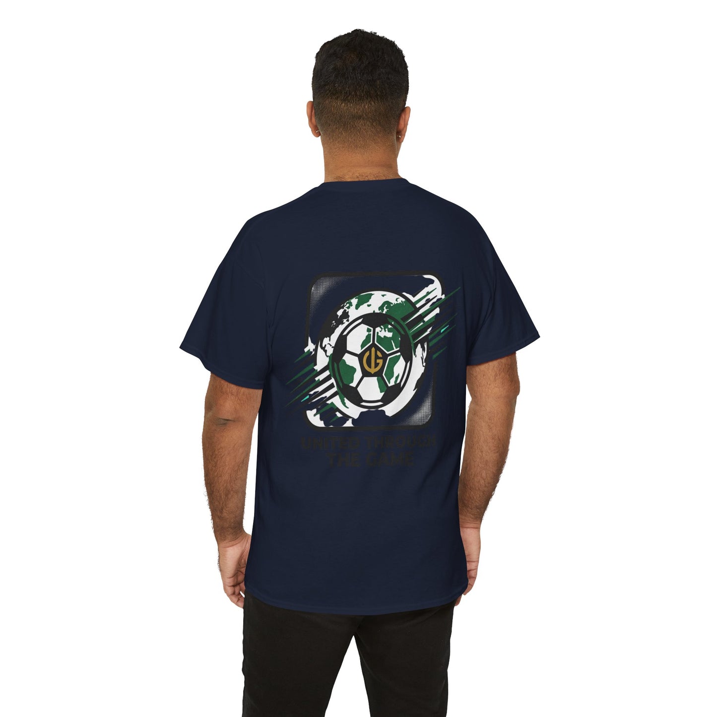Soccer T-Shirt — "United Through the Game" Graphic Tee