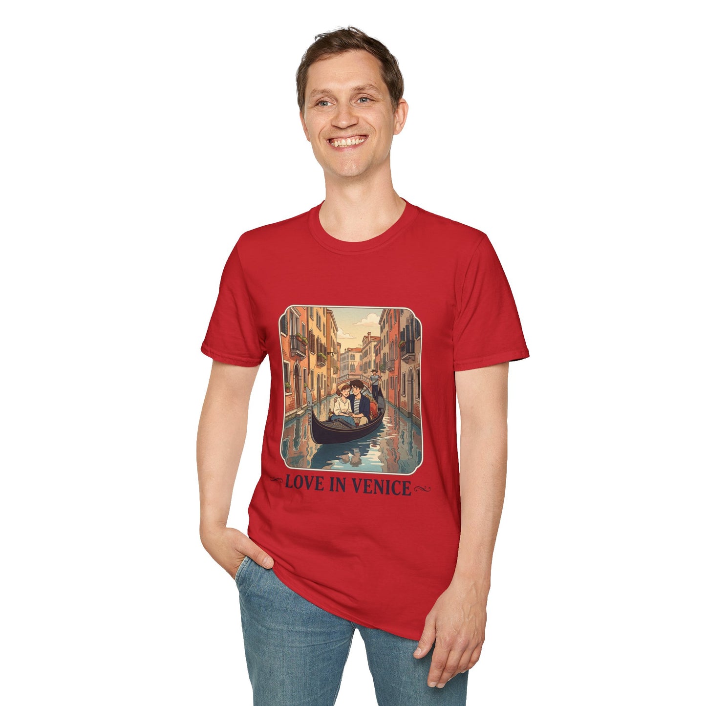 T-Shirt — Love in Venice Gondola Romantic Travel Tee