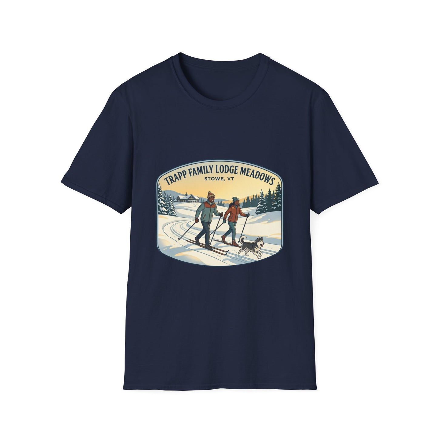 Trapp Family Lodge Meadows Skiing T-Shirt