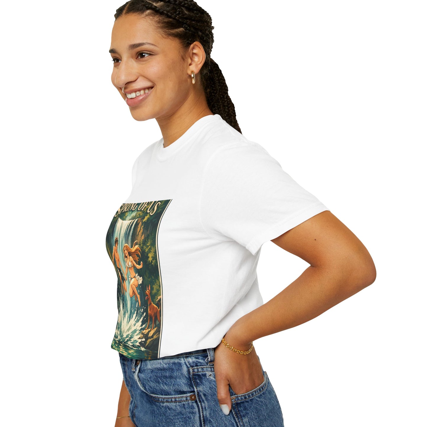 Vintage 'Spring of Us' Waterfall Graphic T-Shirt