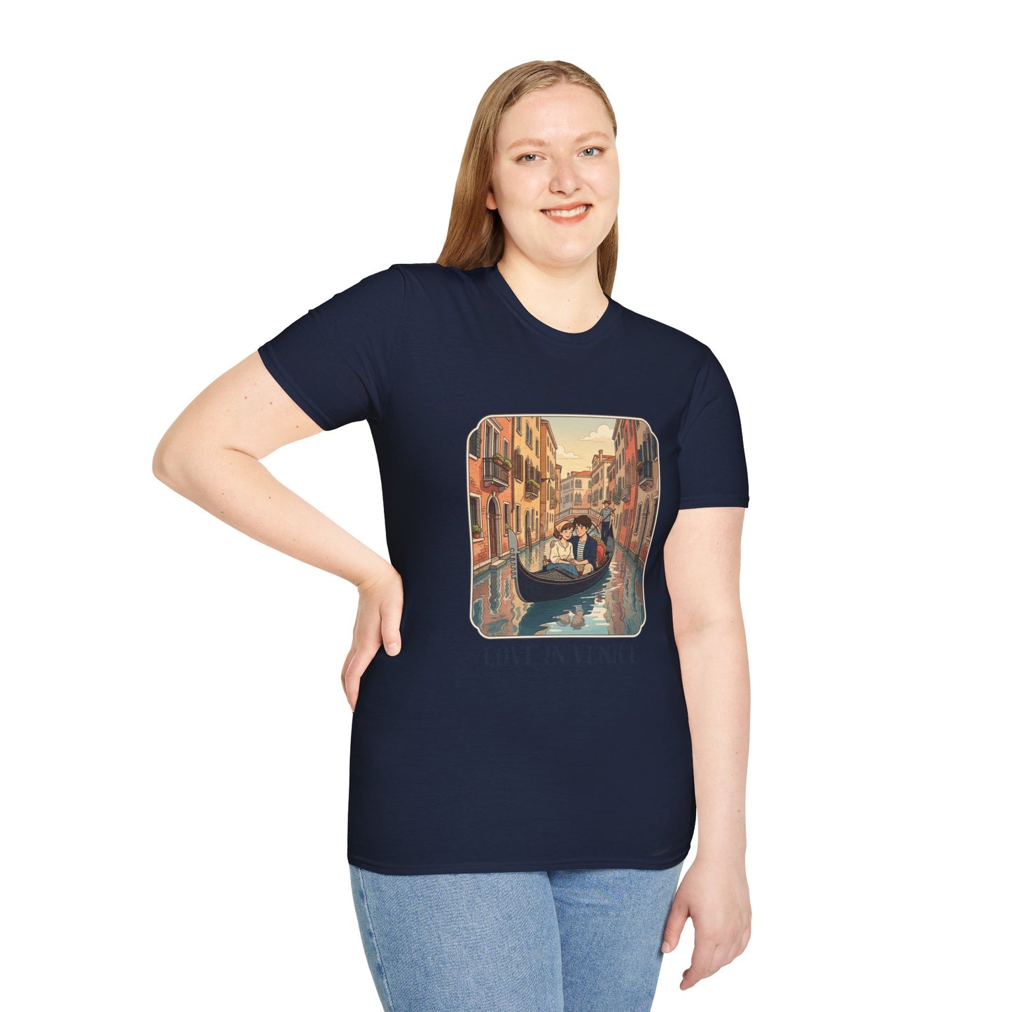T-Shirt — Love in Venice Gondola Romantic Travel Tee