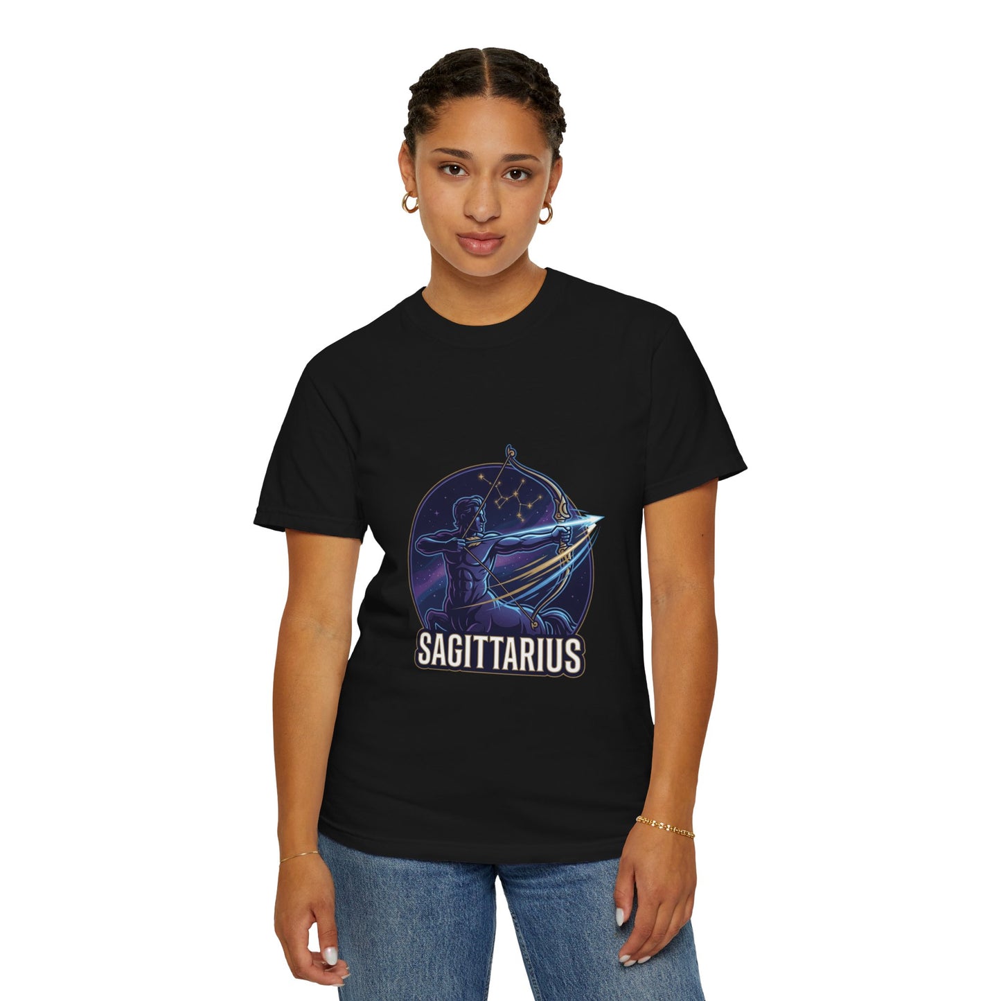 Sagittarius Archer Zodiac T‑Shirt — Astrology Constellation Graphic Tee