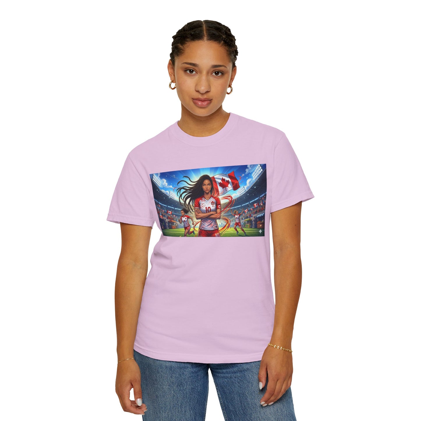 Soccer Star Canada T-Shirt — Women’s Team Jersey Graphic
