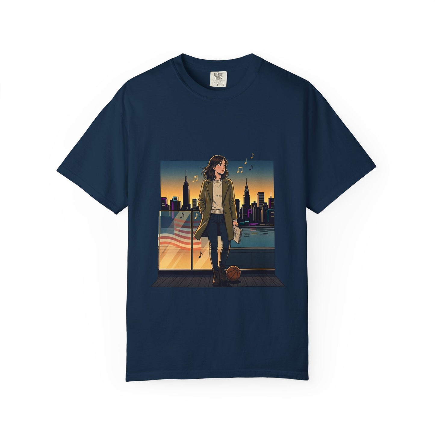 GLOBAL ENERGY: HER CITY, HER STORY— City Sunset Graphic T-Shirt