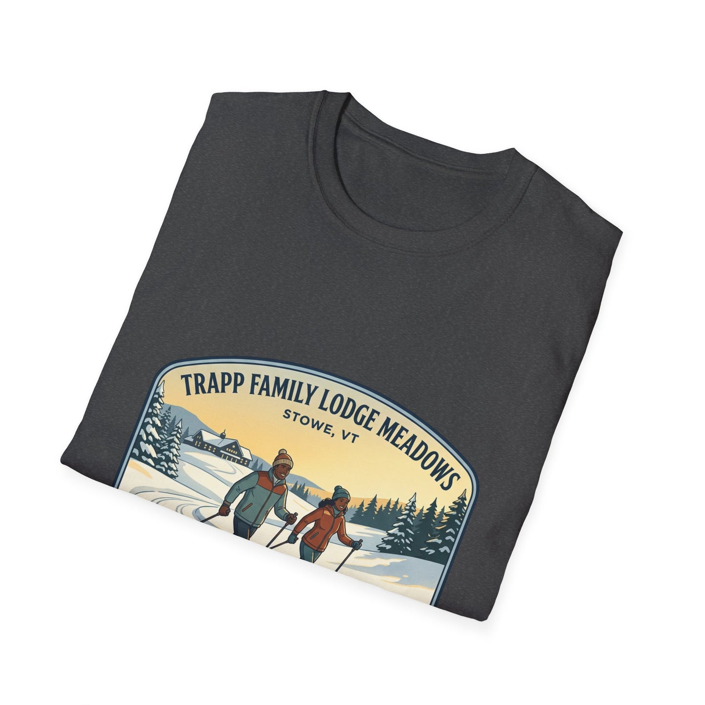 Trapp Family Lodge Meadows Skiing T-Shirt
