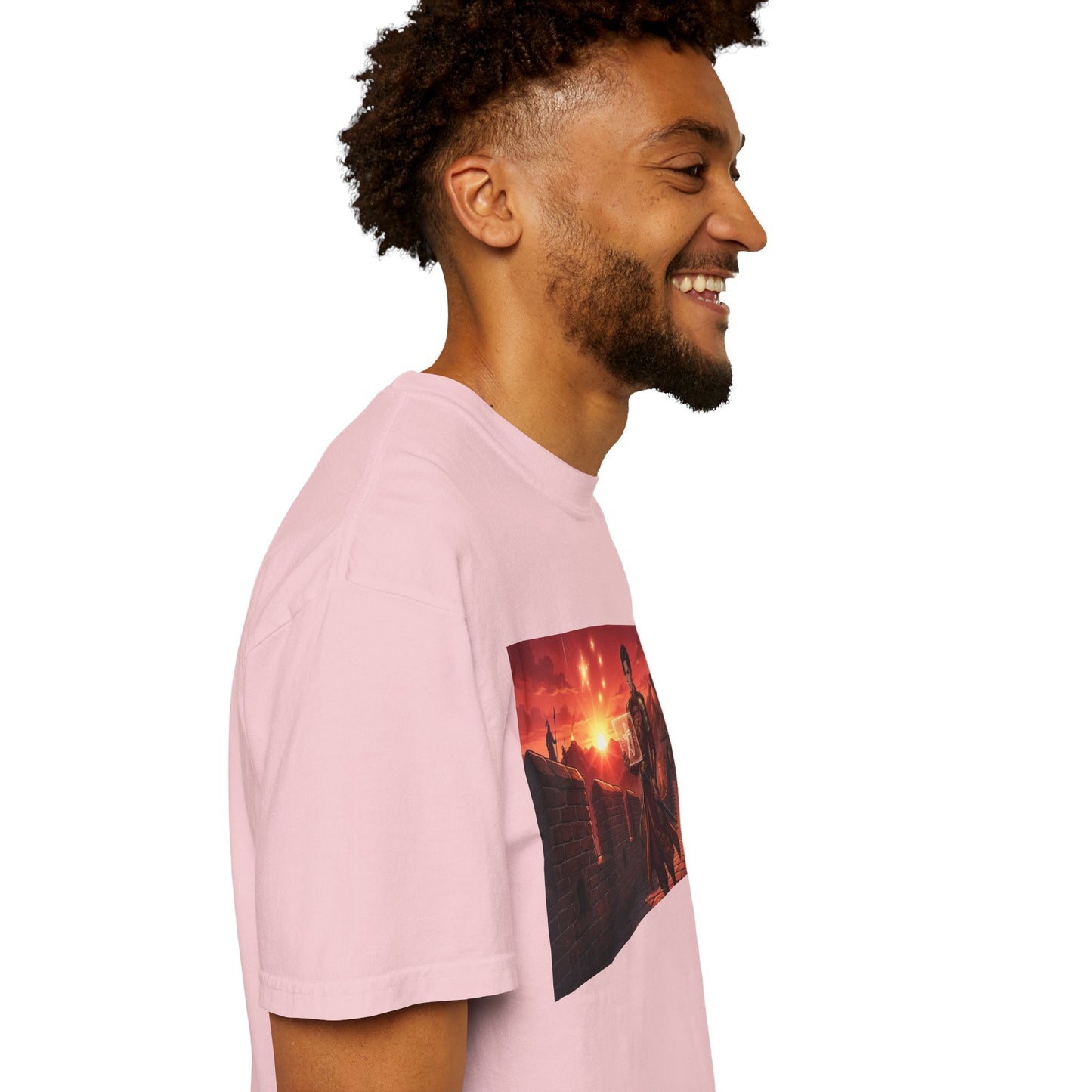 Scout Regiment Sunset T-Shirt — Anime Military Wall Scene