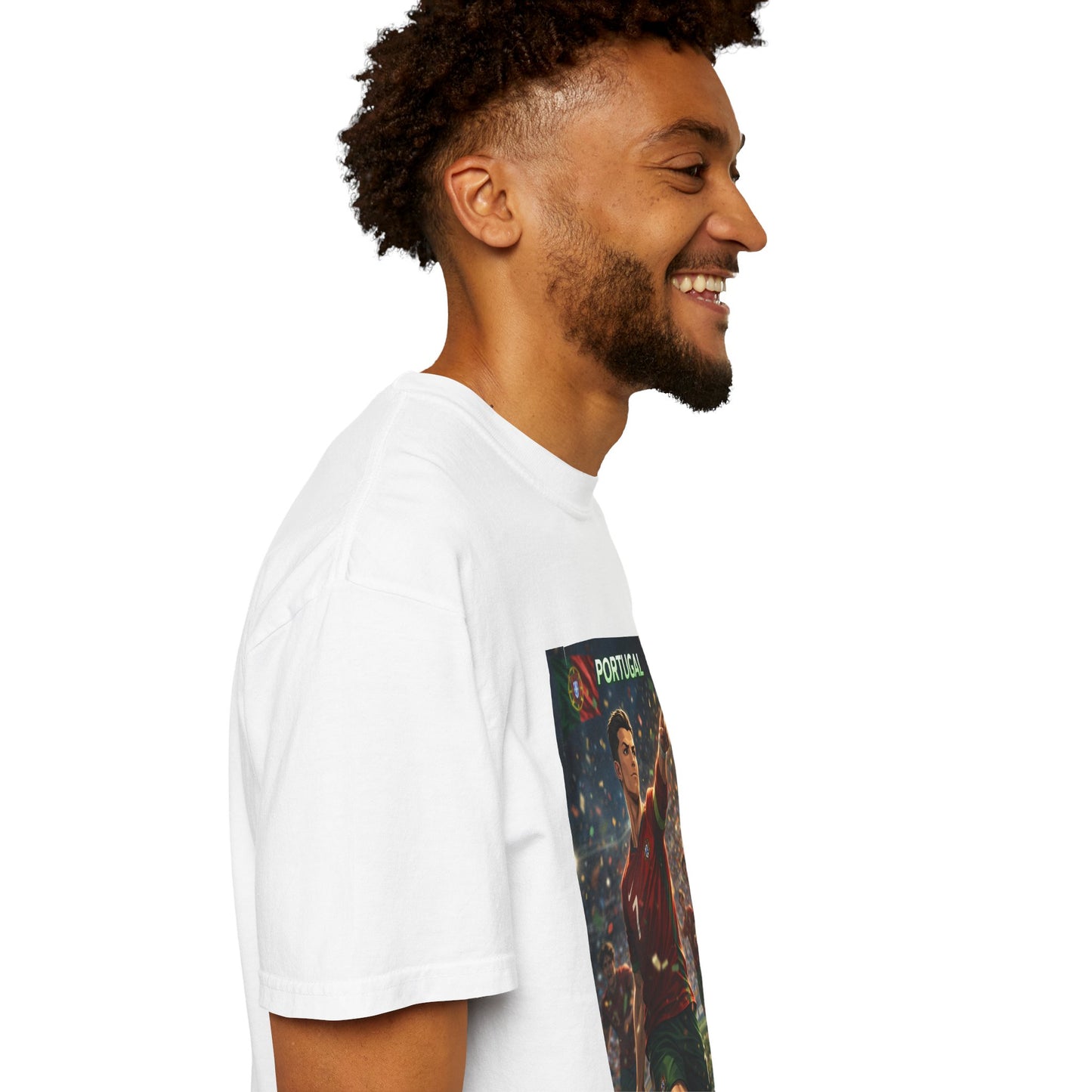 Portugal Soccer Poster T-Shirt — Cristiano Ronaldo Tribute Tee