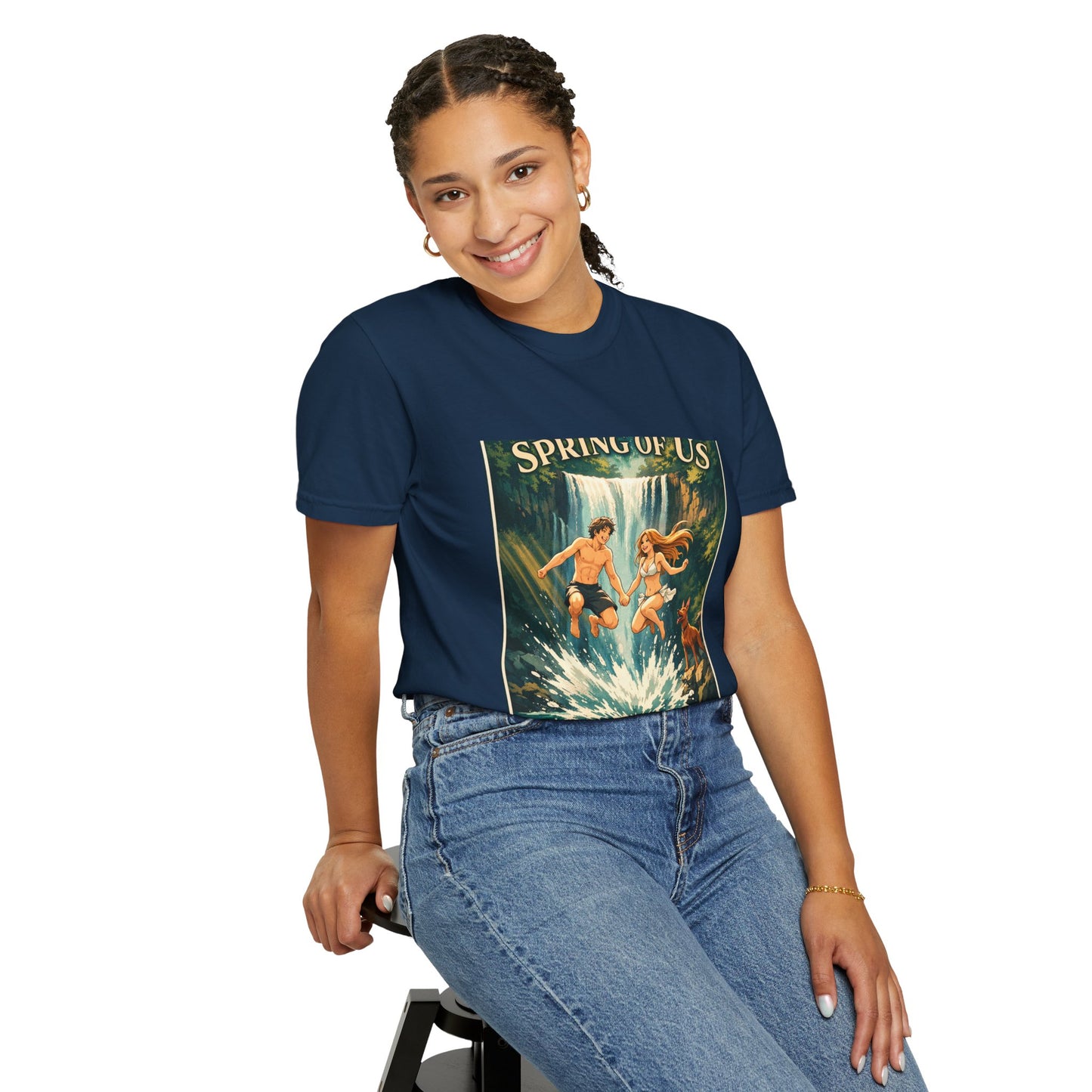 Vintage 'Spring of Us' Waterfall Graphic T-Shirt