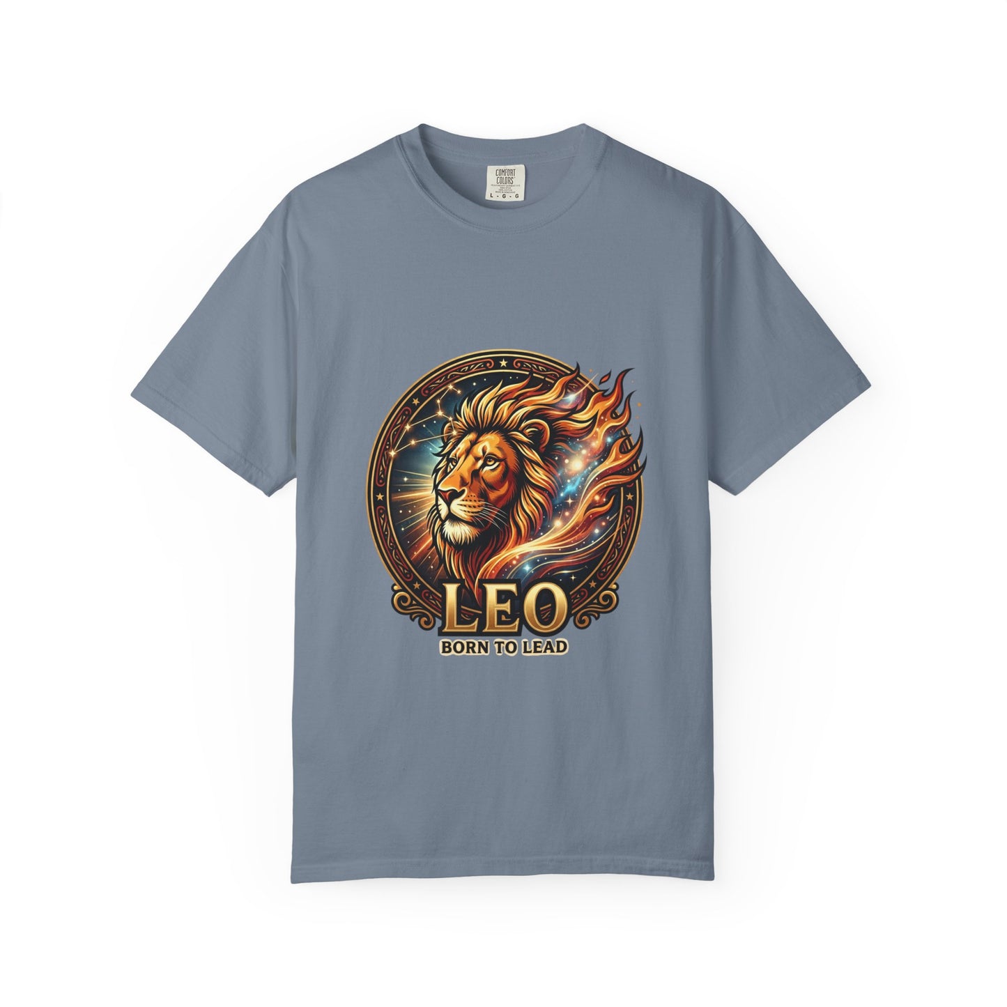 Leo 'Born to Lead' T-Shirt — Bold Zodiac Lion Graphic Tee