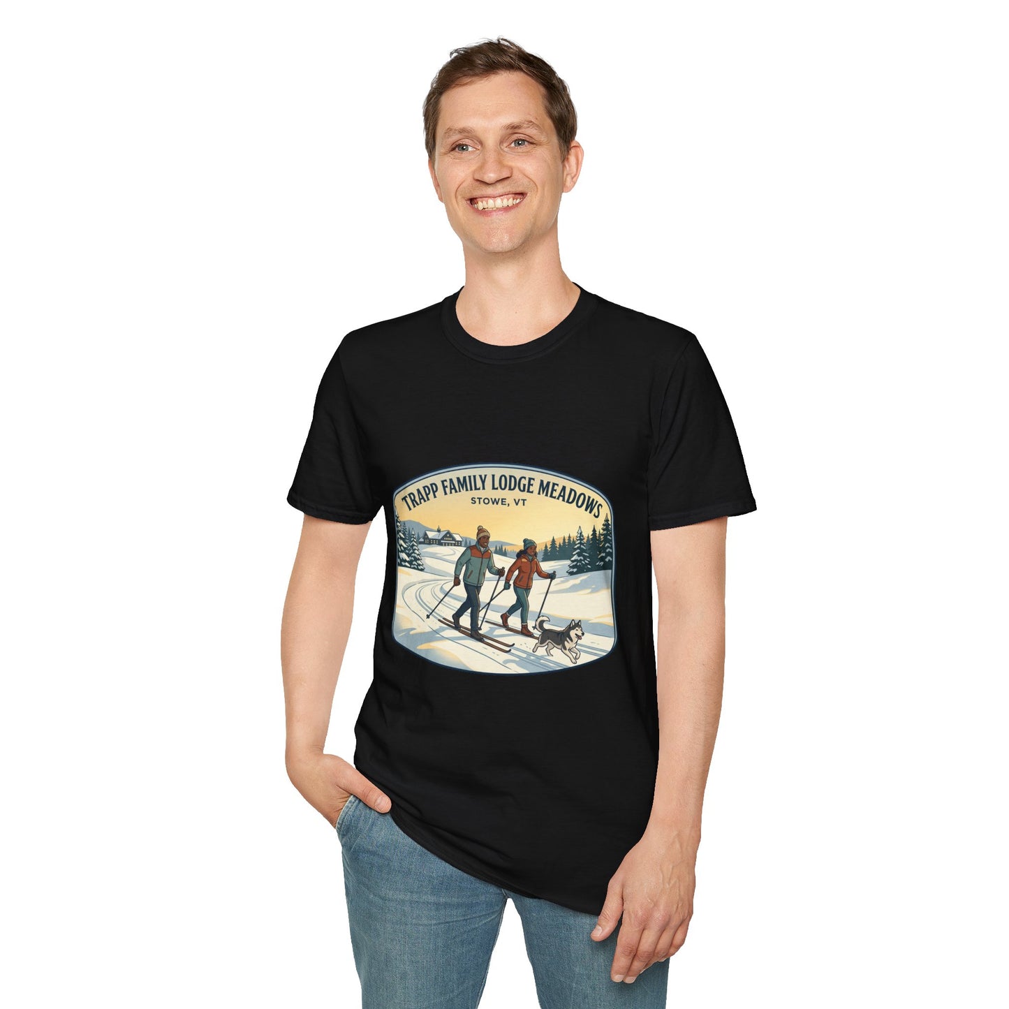 Trapp Family Lodge Meadows Skiing T-Shirt