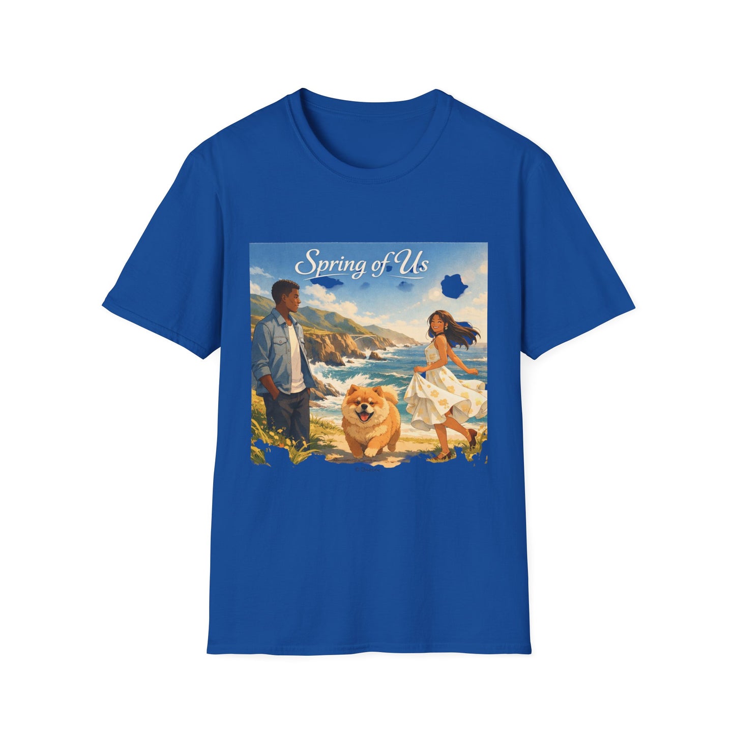 Spring of Us T-Shirt — Romantic Coastal Illustration Tee