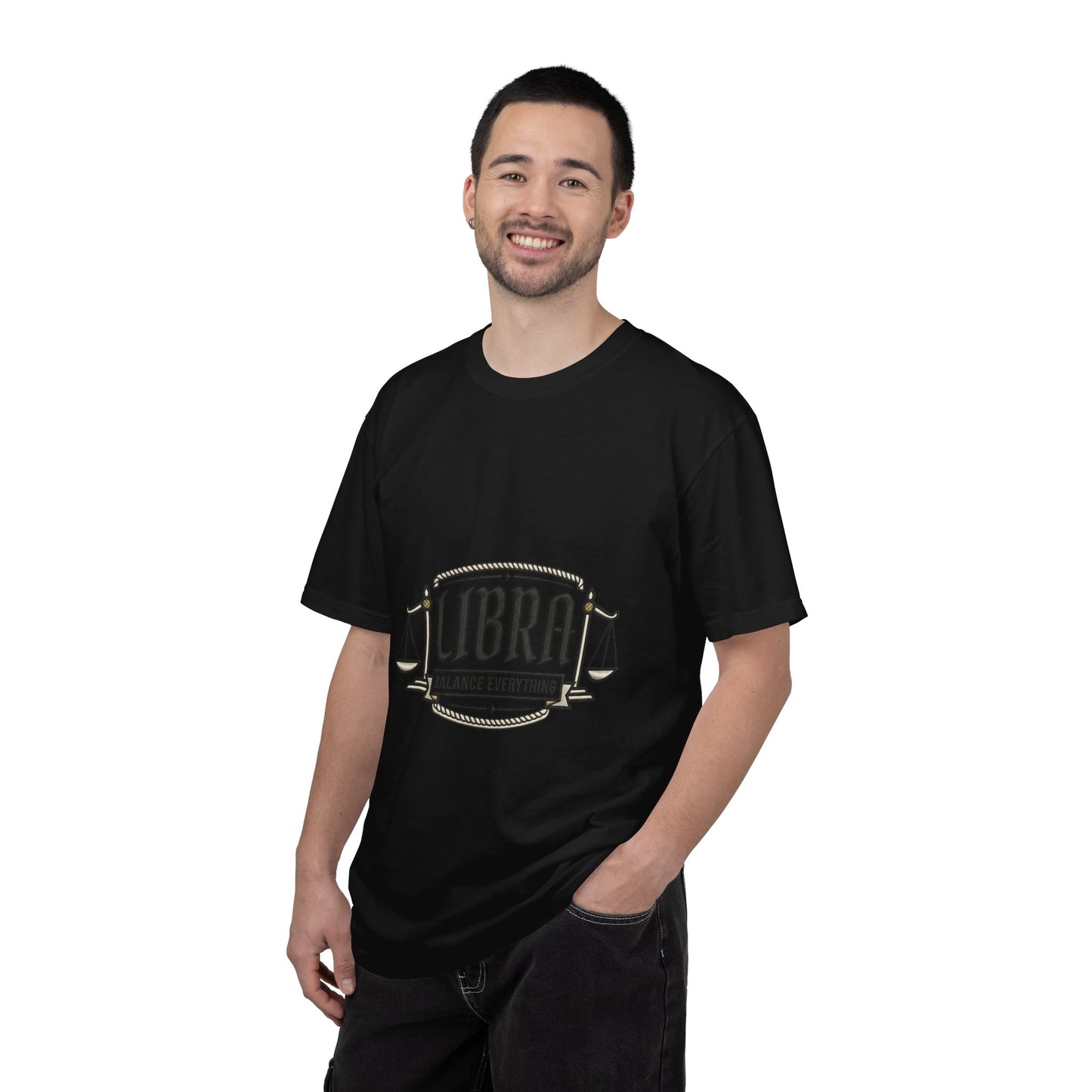 Libra Zodiac T-Shirt — "Balance Everything" Scales Design