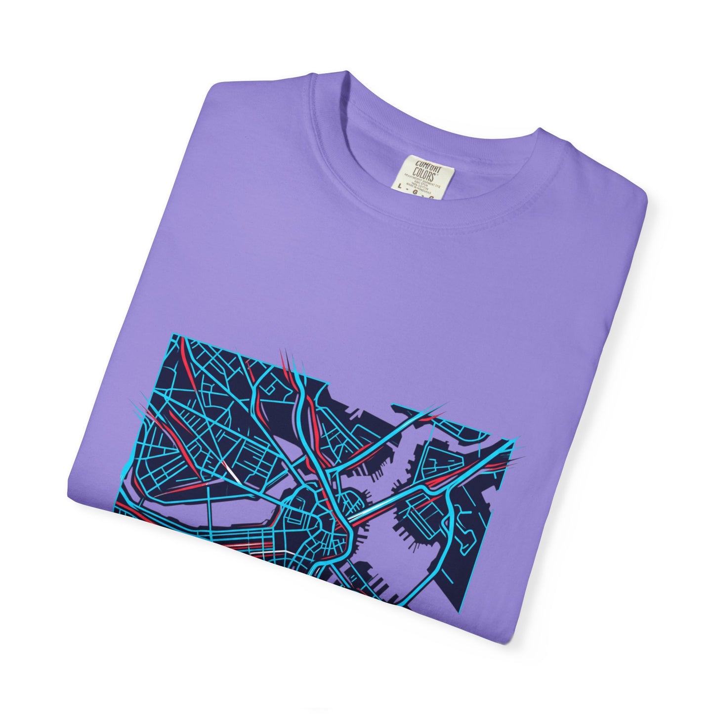 Boston Energy Map T-Shirt — City Map Graphic Tee