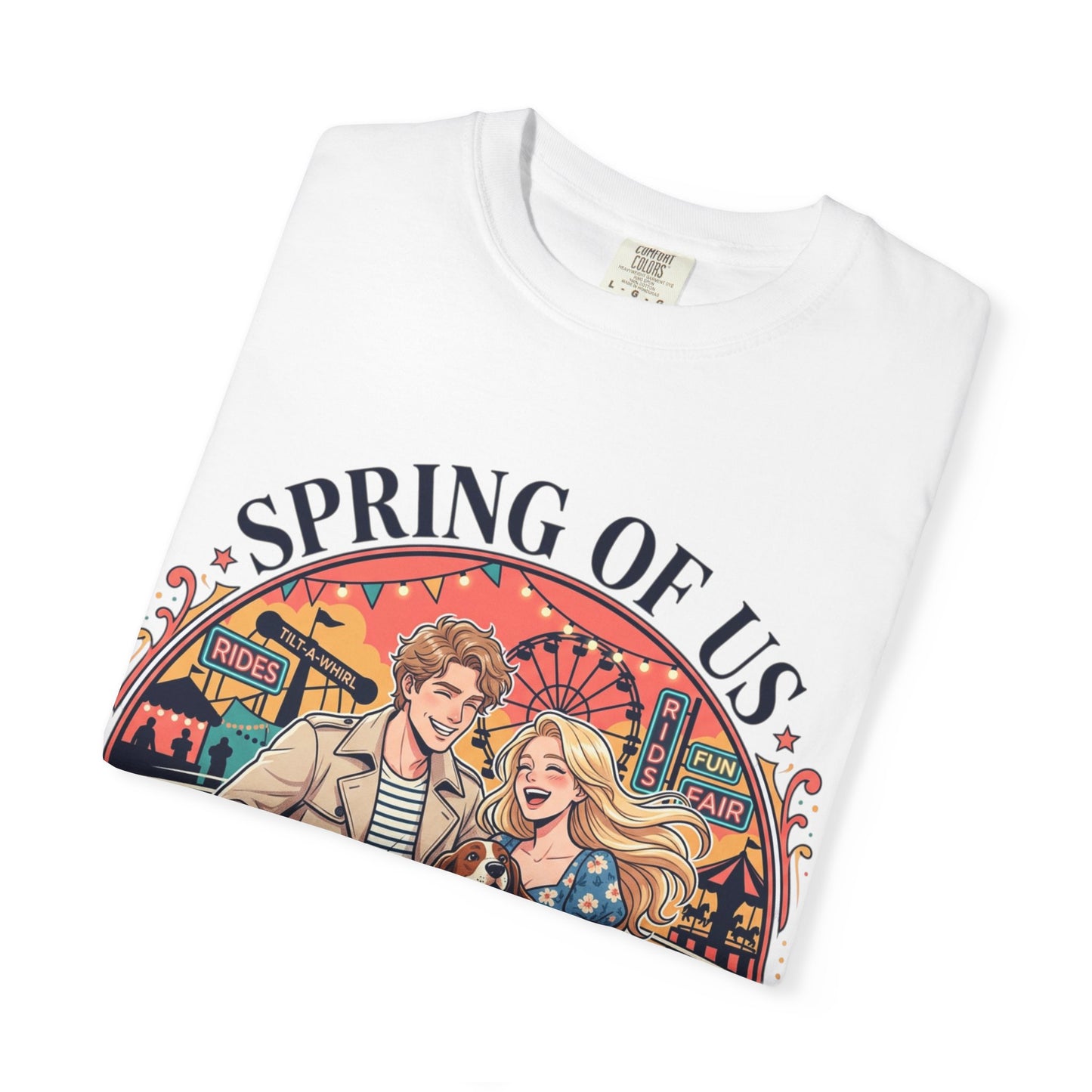 Spring of Us T-Shirt — Retro Carnival Couple Tee (Spring Festival Concert)