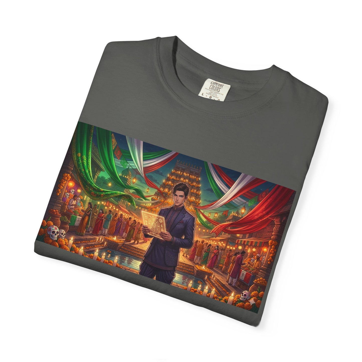 Mexican Festival Night T-Shirt — Cinematic Streets Graphic Tee
