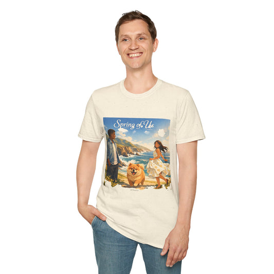Spring of Us T-Shirt — Romantic Coastal Illustration Tee