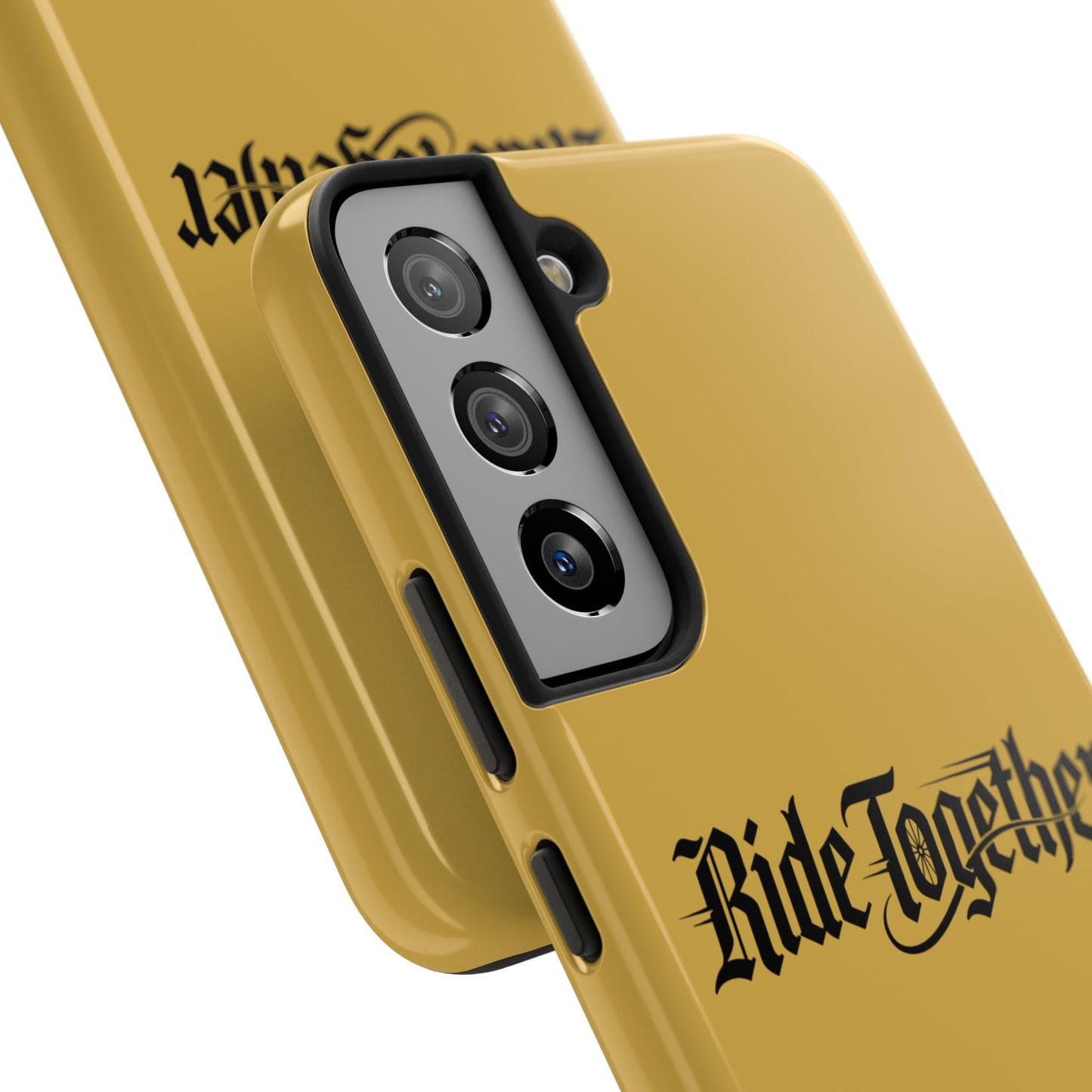 Ride Together Tough Phone Case — Durable Retro Script Protective Cover