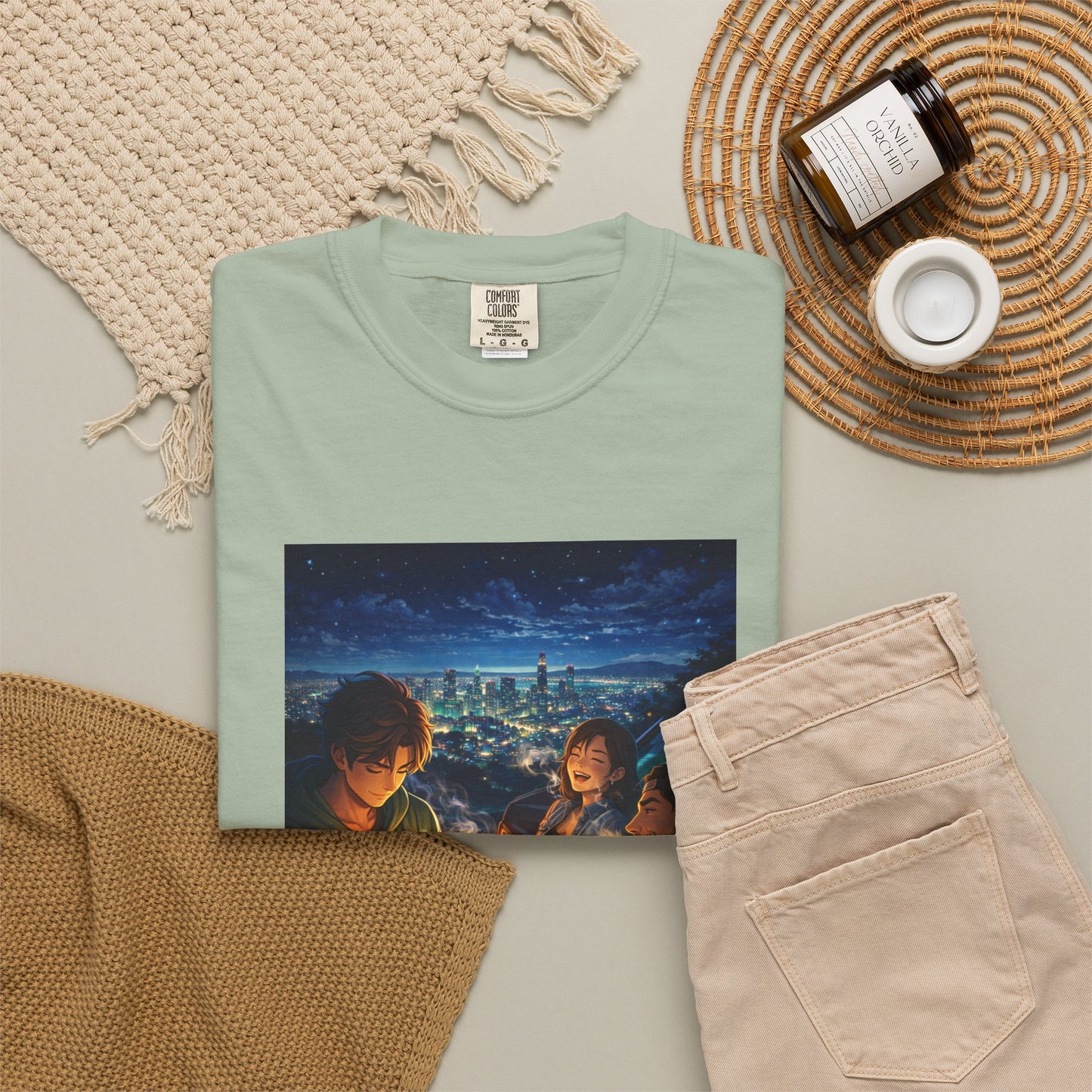 ROAD TRIP SMOKE SESSION-Unisex Garment-Dyed T-shirt