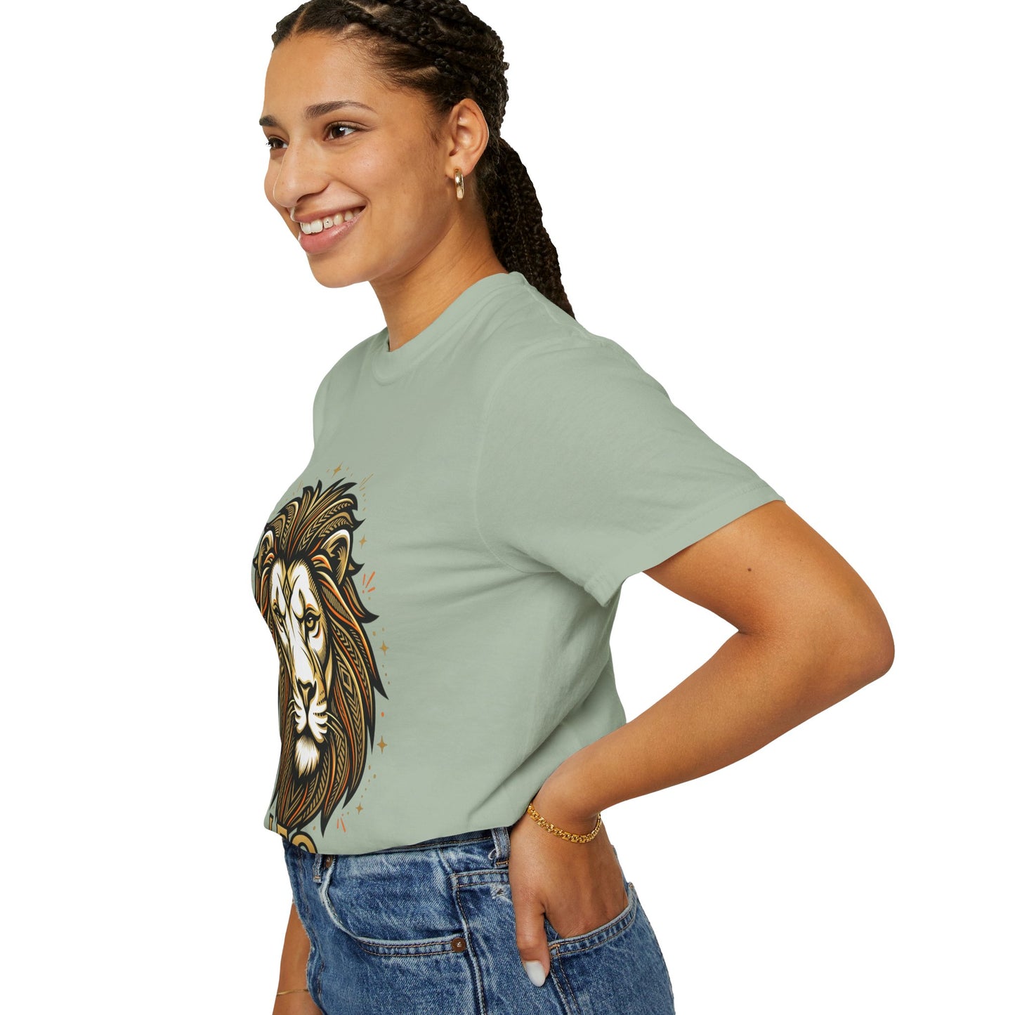 Leo Zodiac Lion T-Shirt — Bold Astrology Graphic Tee