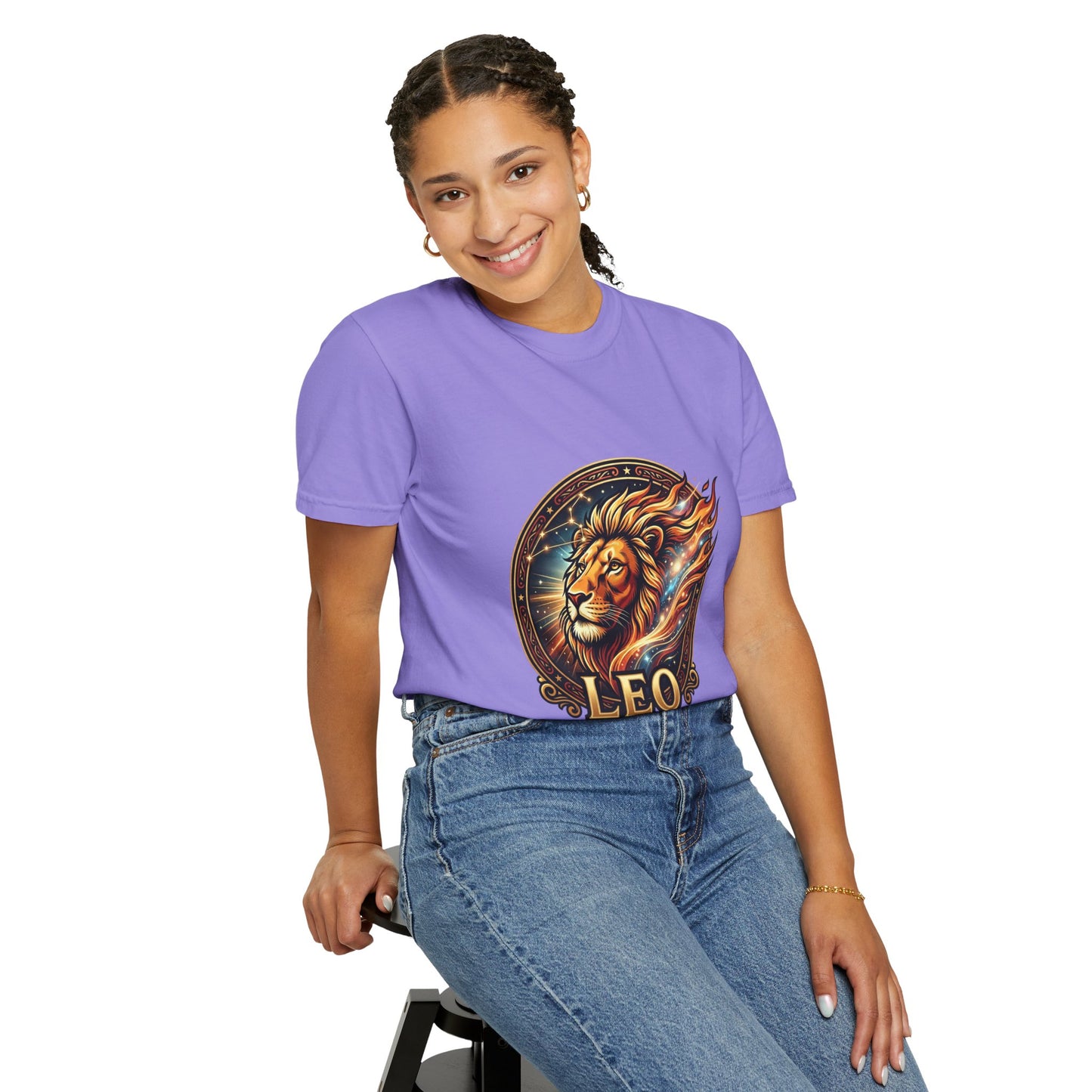 Leo 'Born to Lead' T-Shirt — Bold Zodiac Lion Graphic Tee