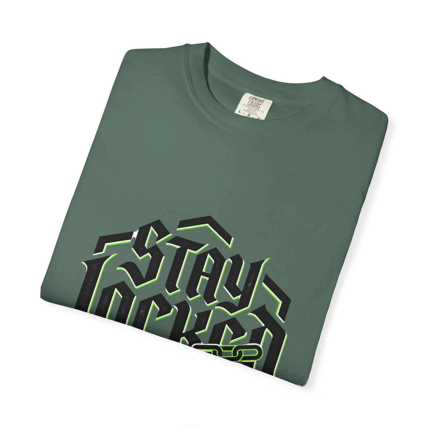 Stay Locked T-Shirt — Hexagonal Streetwear Graphic Tee
