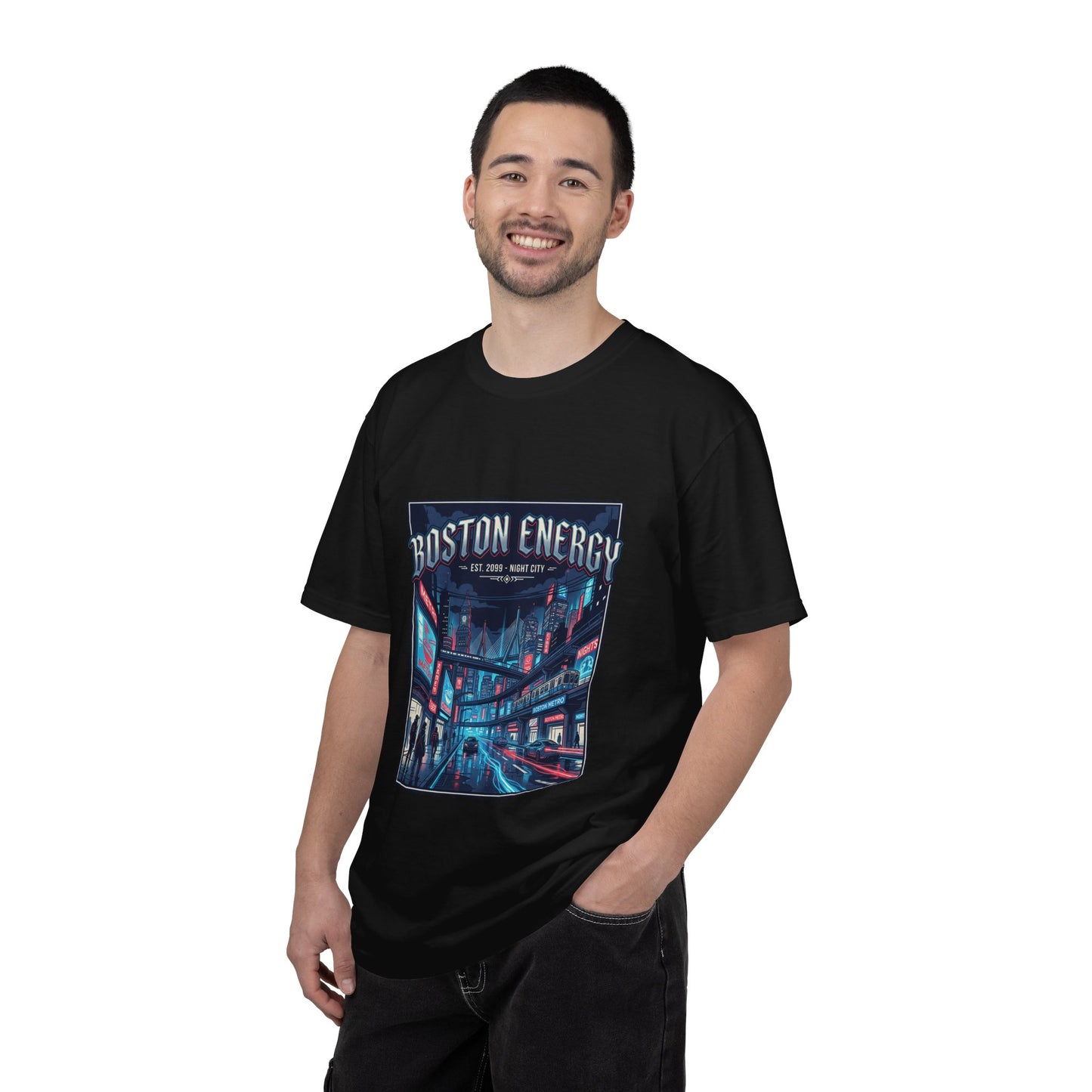 Boston Energy Graphic T-Shirt — Neon City Streetwear