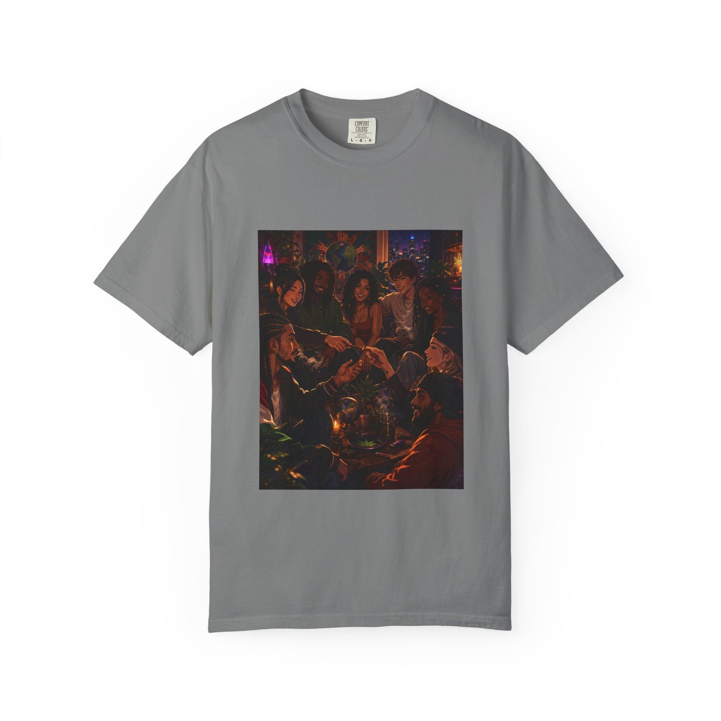 OUR MEMORIES - Vintage Night Party Scene T-Shirt
