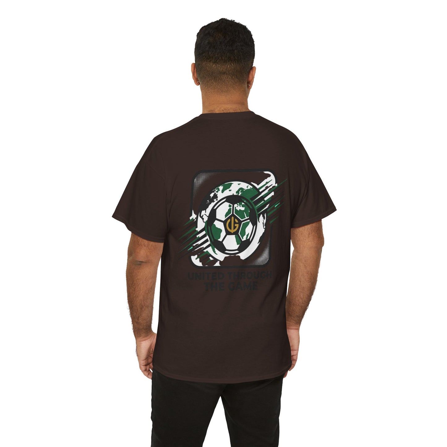 Soccer T-Shirt — "United Through the Game" Graphic Tee