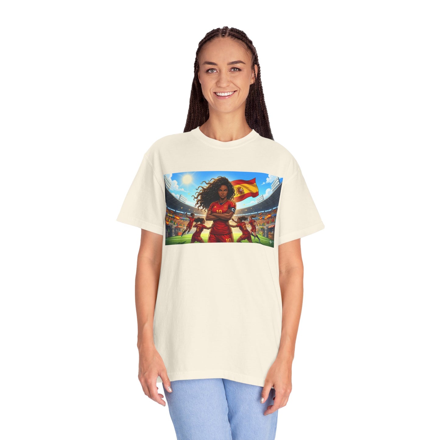 Spain – Female Soccer Champion - Stadium Graphic T-Shirt