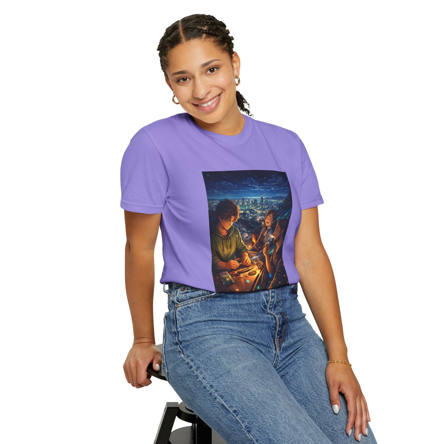 ROAD TRIP SMOKE SESSION-Unisex Garment-Dyed T-shirt