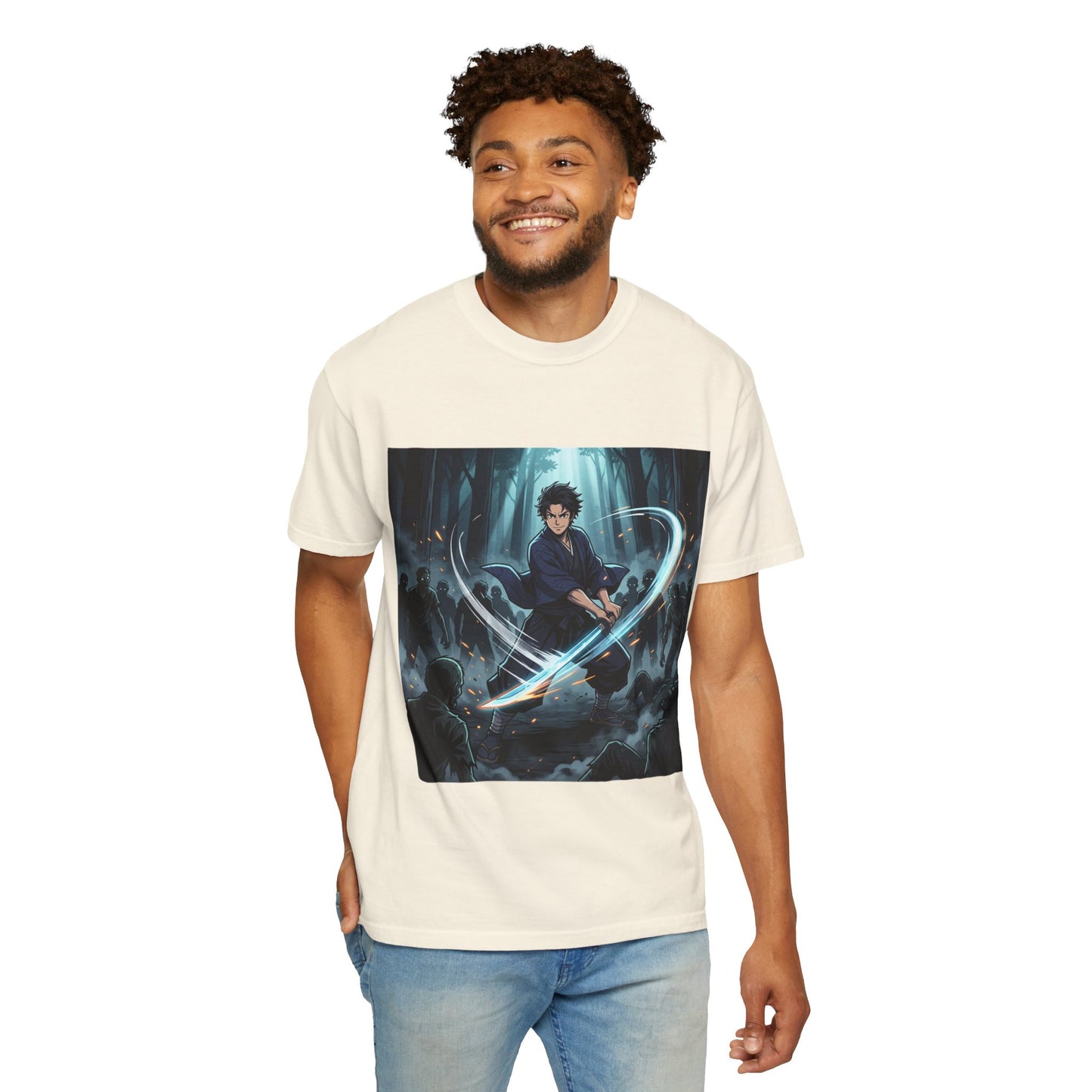 Mage Battlemage T‑Shirt — Fantasy Wizard Magic Sword Illustration Tee